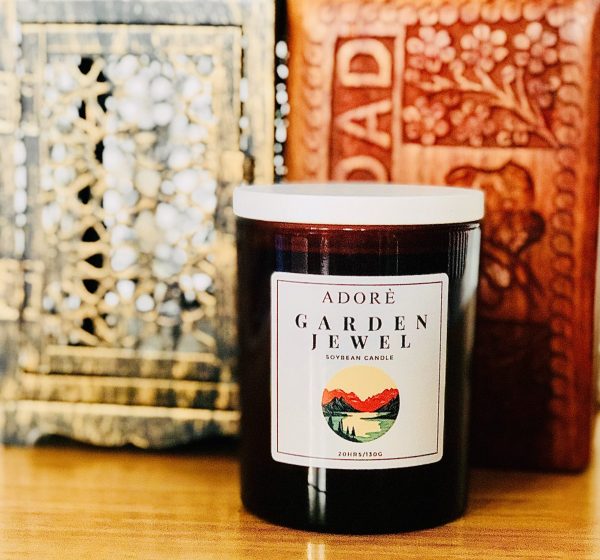 Garden Jewel scented candle 20hrs - Image 4