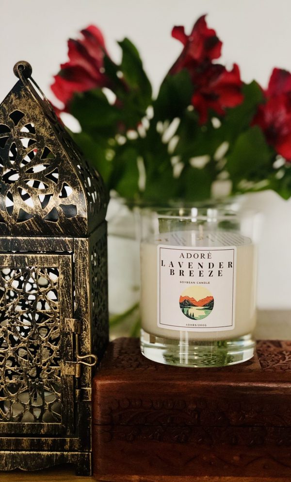 Lavender Breeze scented candle 40hrs - Image 2