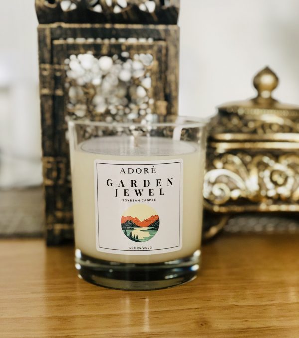 Garden Jewel scented candle 40hrs - Image 4