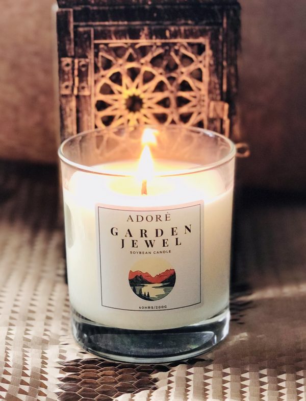 Garden Jewel scented candle 40hrs - Image 2