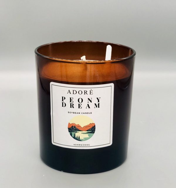 Peony Dream scented candle 40hrs - Image 3