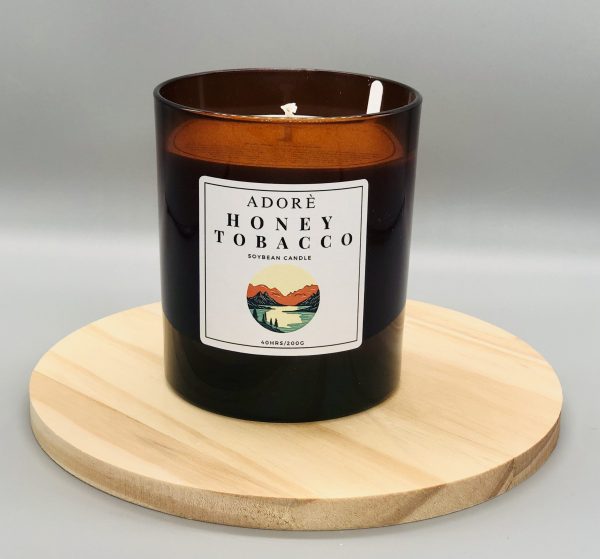 Honey Tobacco scented Candle 40hrs - Image 2