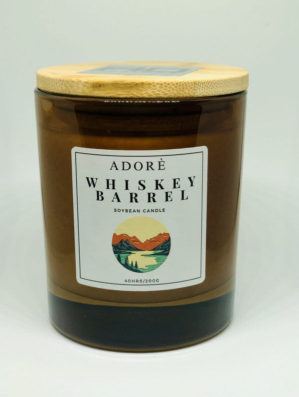 Whiskey Barrel Scented Candle 40hrs - Image 4
