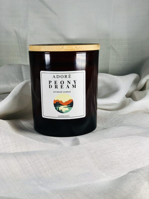 Peony Dream scented candle 40hrs - Image 4