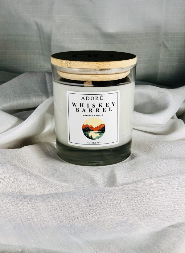 Whiskey Barrel Scented Candle 40hrs - Image 2