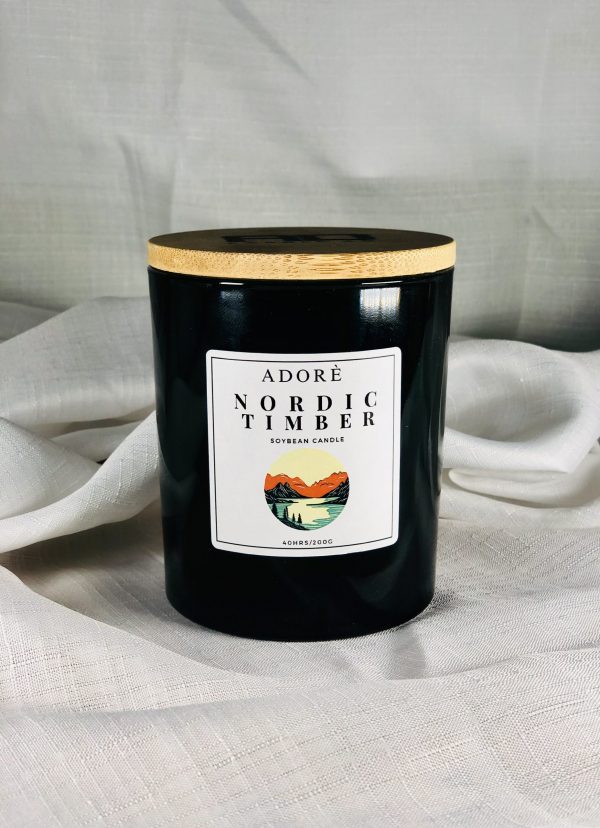 Nordic Timber Scented Candle 40hrs - Image 2