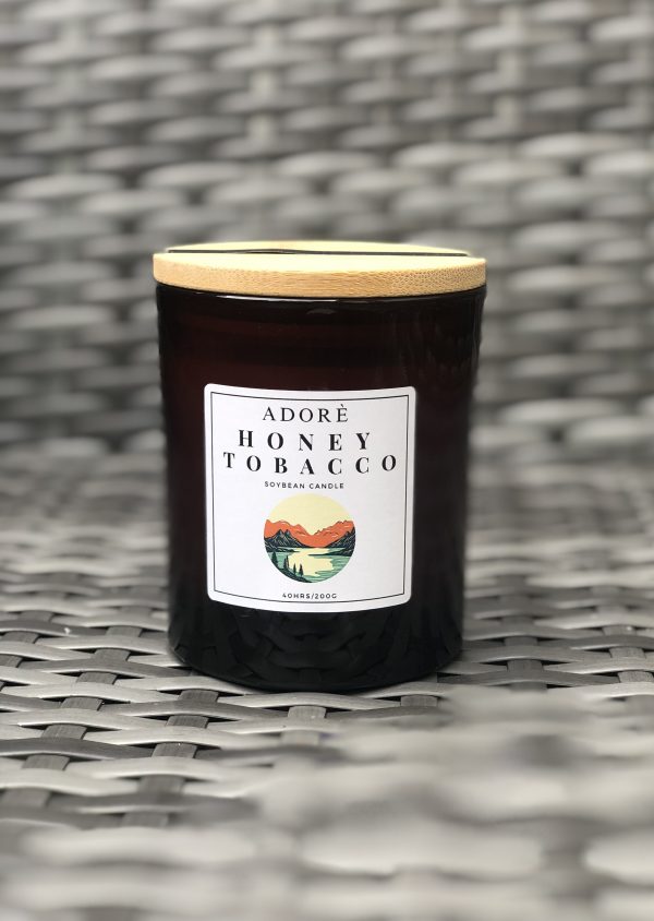 Honey Tobacco scented Candle 40hrs - Image 4