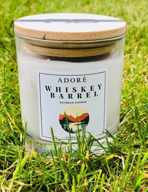 Whiskey Barrel Scented Candle 40hrs